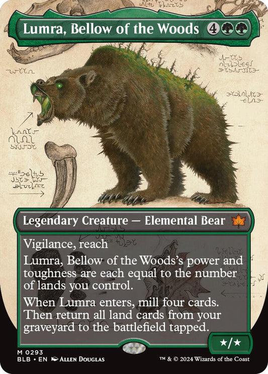 Lumra, Bellow of the Woods (Borderless) (0293) [Bloomburrow] 293
