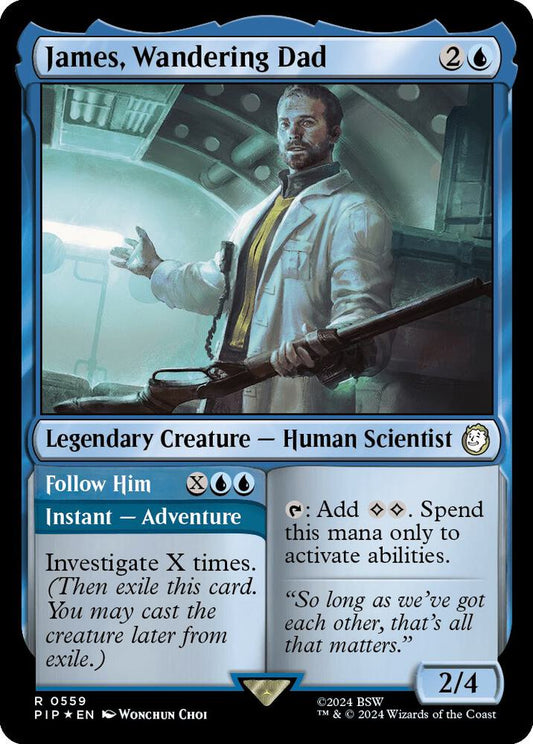 James, Wandering Dad (Surge Foil) [Universes Beyond: Fallout] 559