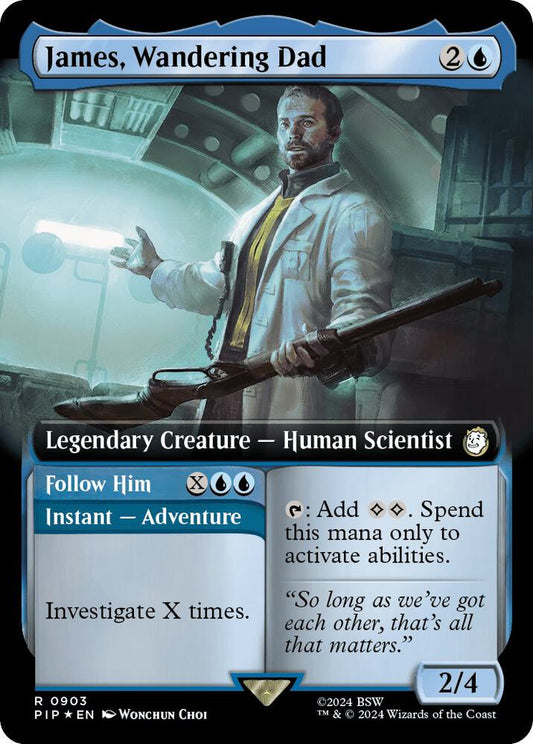 James, Wandering Dad (Extended Art) (Surge Foil) [Universes Beyond: Fallout] 903