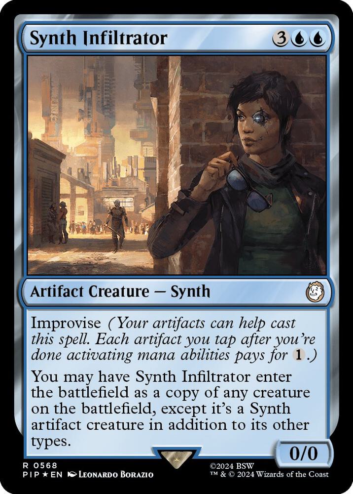 Synth Infiltrator (Surge Foil) [Universes Beyond: Fallout] 568