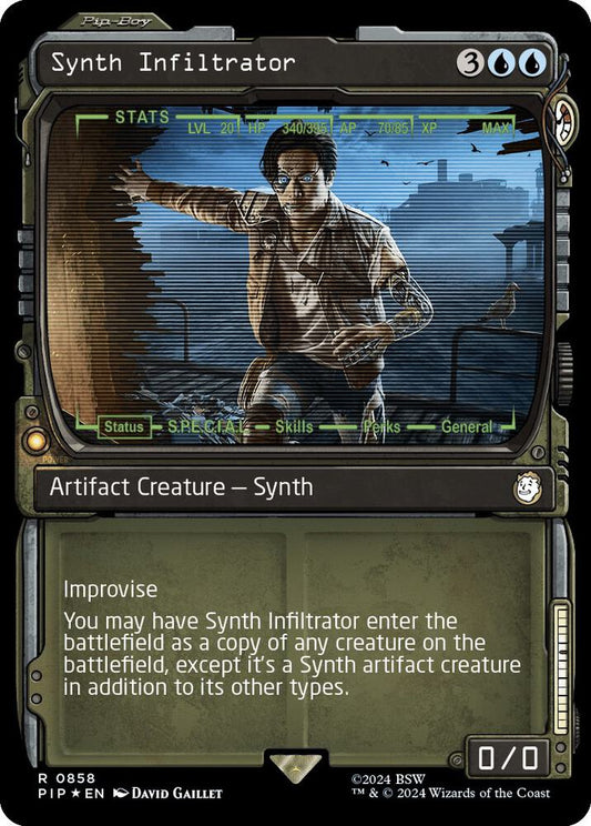 Synth Infiltrator (Showcase) (Surge Foil) [Universes Beyond: Fallout] 858
