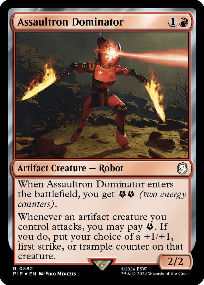 Assaultron Dominator (Surge Foil) [Universes Beyond: Fallout] 582
