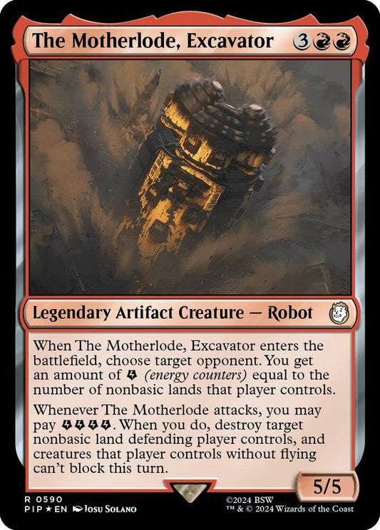 The Motherlode, Excavator (Surge Foil) [Universes Beyond: Fallout] 590