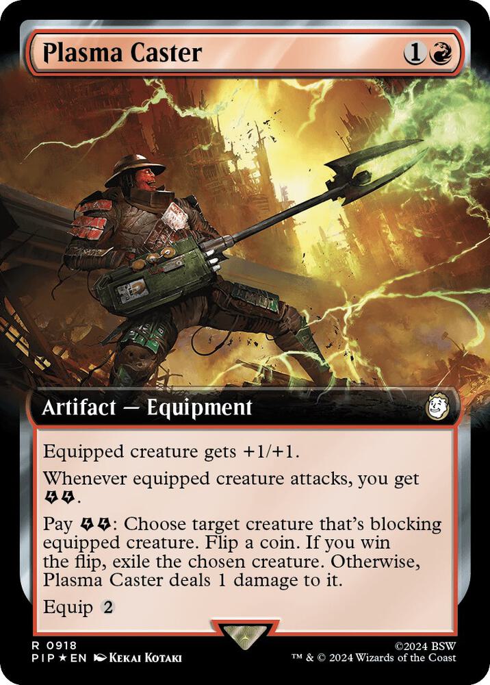 Plasma Caster (Extended Art) (Surge Foil) [Universes Beyond: Fallout] 918