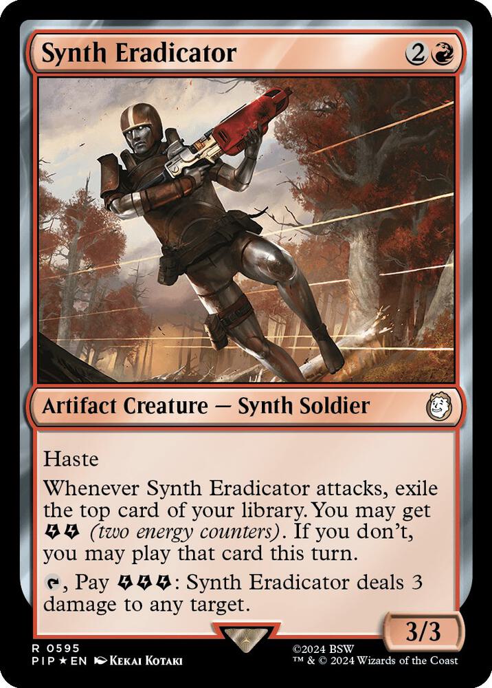 Synth Eradicator (Surge Foil) [Universes Beyond: Fallout] 595