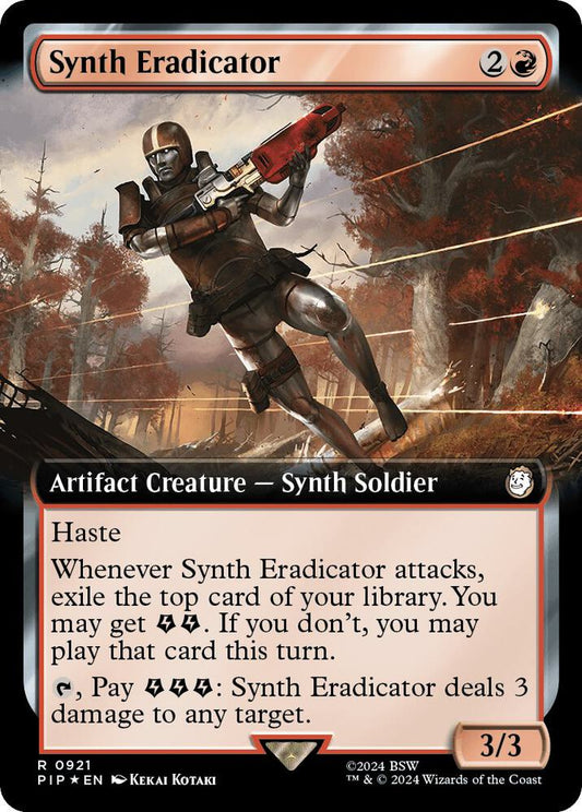 Synth Eradicator (Extended Art) (Surge Foil) [Universes Beyond: Fallout] 921