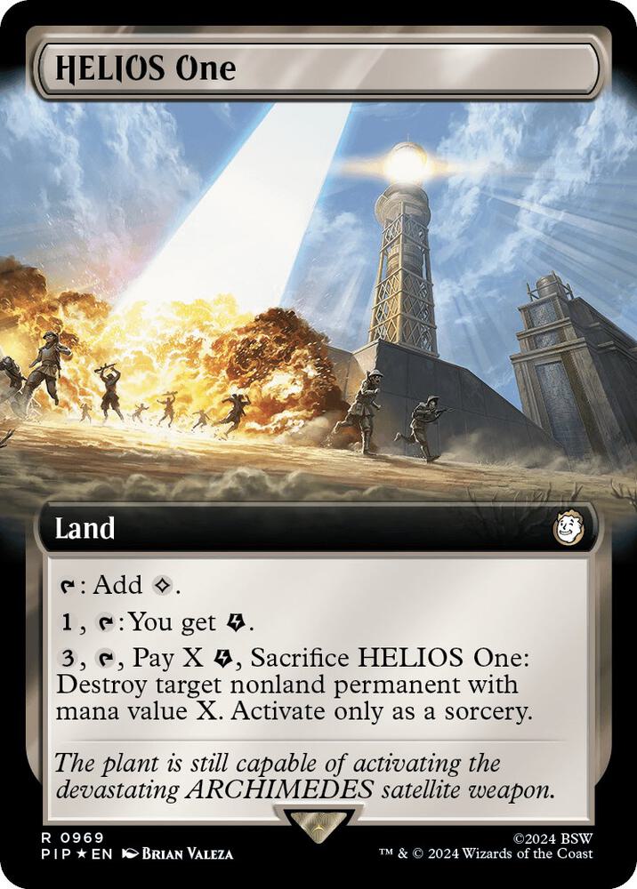 HELIOS One (Extended Art) (Surge Foil) [Universes Beyond: Fallout] 969