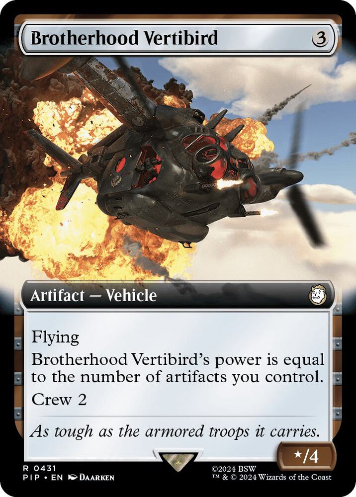 Brotherhood Vertibird (Extended Art) [Universes Beyond: Fallout] 431