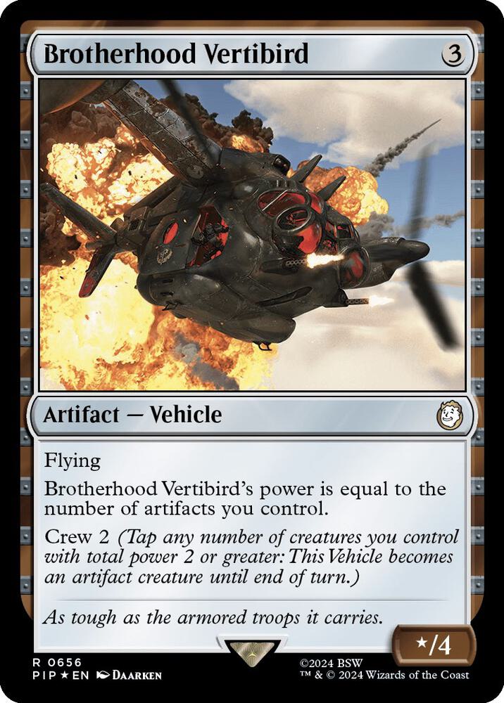 Brotherhood Vertibird (Surge Foil) [Universes Beyond: Fallout] 656