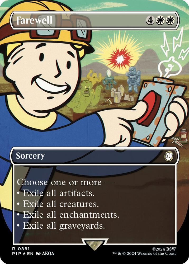 Farewell (Borderless) (Surge Foil) [Universes Beyond: Fallout] 881