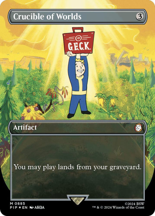 Crucible of Worlds (Borderless) (Surge Foil) [Universes Beyond: Fallout] 885