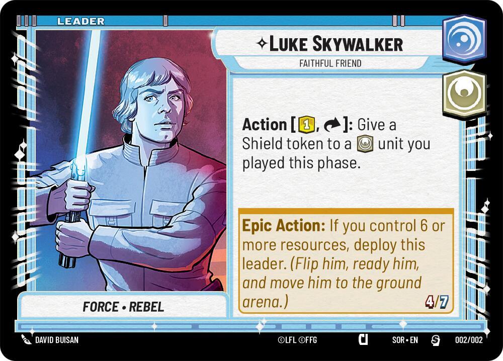 Luke Skywalker - Faithful Friend [Prerelease Promos] 002/002