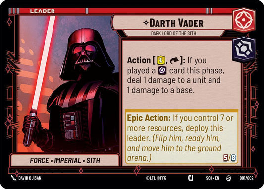 Darth Vader - Dark Lord of the Sith [Prerelease Promos] 001/002