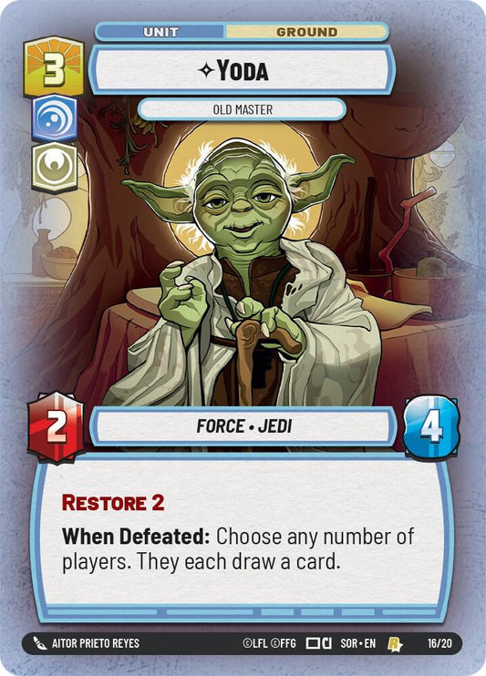 Yoda - Old Master [Spark of Rebellion: Weekly Play Promos] 16/20