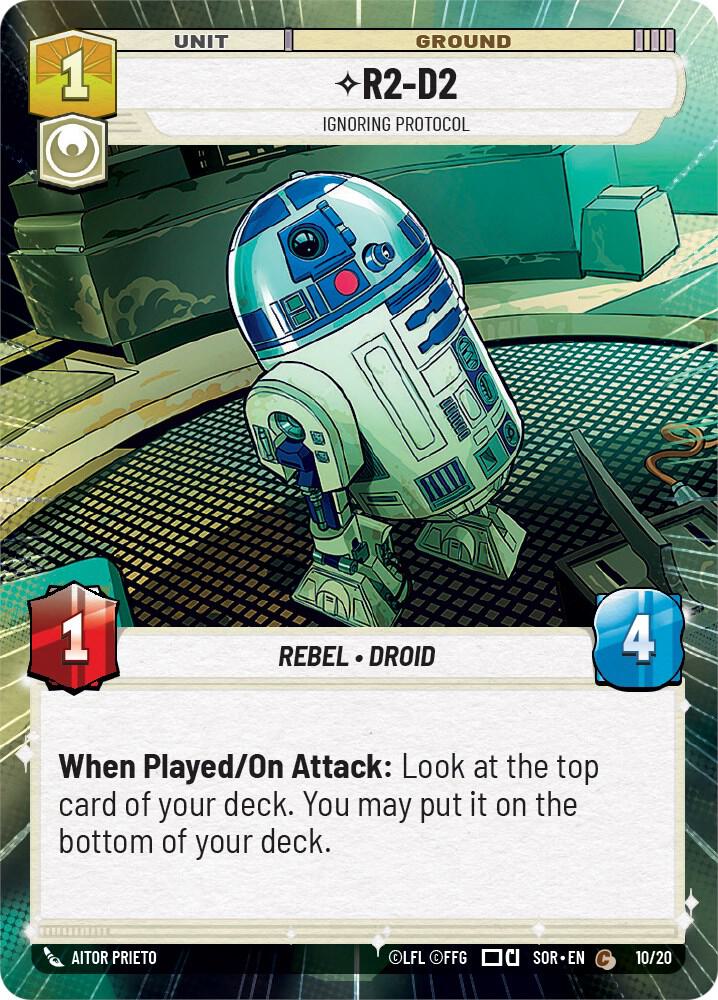 R2-D2 - Ignoring Protocol (Hyperspace) [Spark of Rebellion: Weekly Play Promos] 10/20