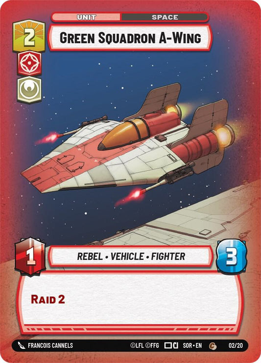 Green Squadron A-Wing [Spark of Rebellion: Weekly Play Promos] 02/20