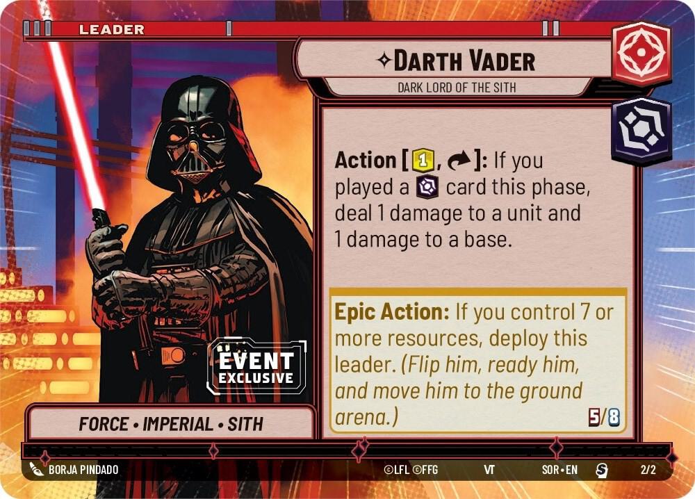 Darth Vader - Dark Lord of the Sith (Hyperspace) [Event Exclusive Promos] 2/2