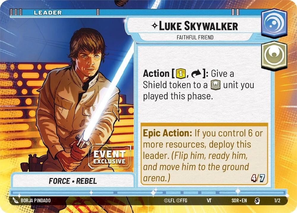 Luke Skywalker - Faithful Friend (Hyperspace) [Event Exclusive Promos] 1/2