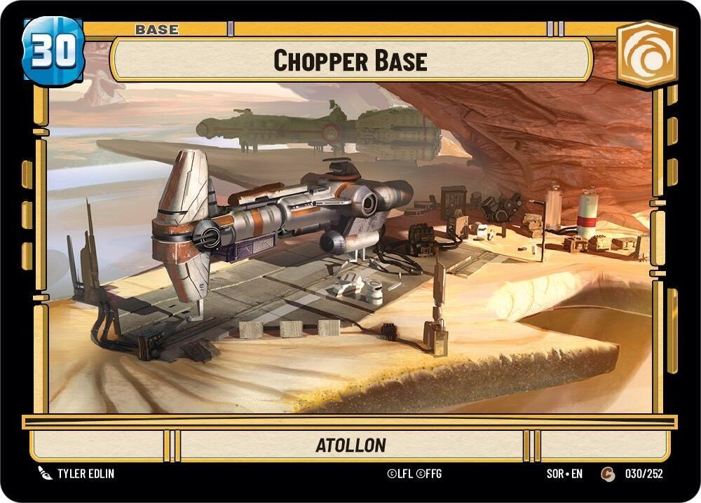 Chopper Base // Experience [Spark of Rebellion] 30 // T01