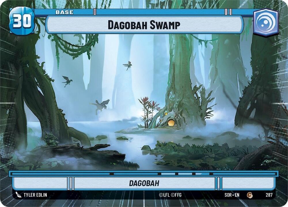 Dagobah Swamp // Shield (Hyperspace) [Spark of Rebellion] 287 // T04