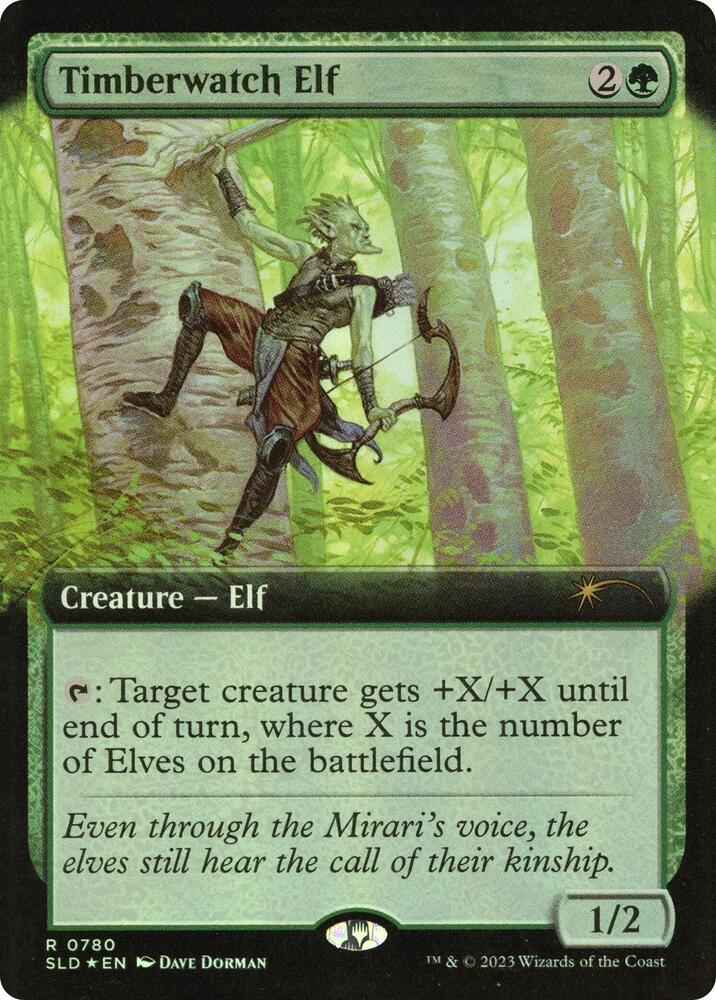 Timberwatch Elf (Extended Art) [Secret Lair Drop Series] 780