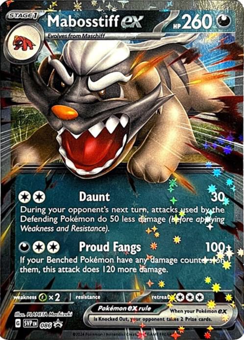 Mabosstiff ex - 086 [SV: Scarlet & Violet Promo Cards] 086