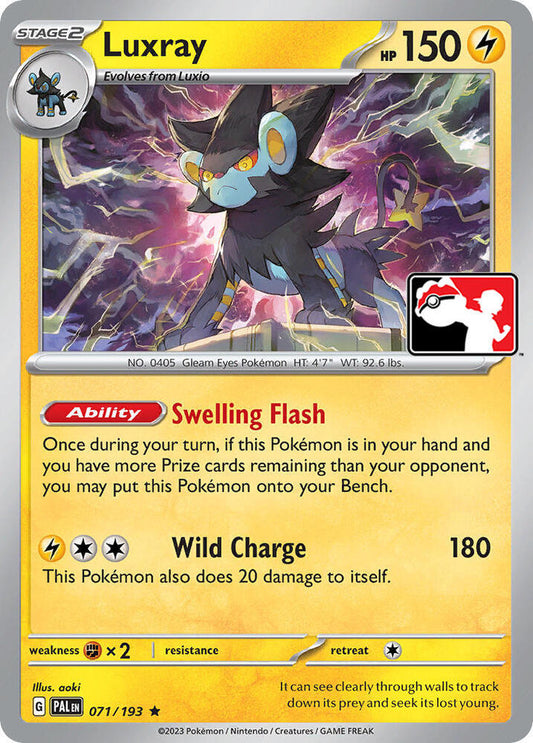 Luxray - 071/193 [Prize Pack Series Cards] 071/193