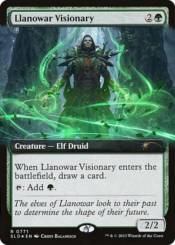 Llanowar Visionary (Extended Art) [Secret Lair Drop Series] 771