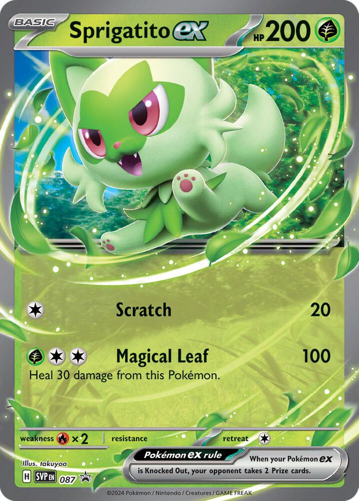 Sprigatito ex - 087 [SV: Scarlet & Violet Promo Cards] 087