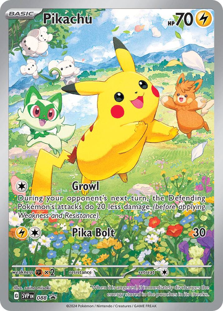 Pikachu - 088 [SV: Scarlet & Violet Promo Cards] 088