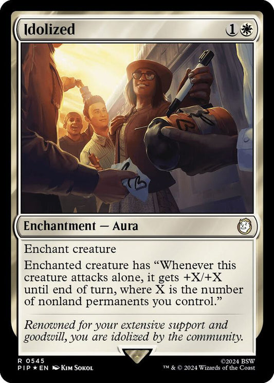 Idolized (Surge Foil) [Universes Beyond: Fallout] 545