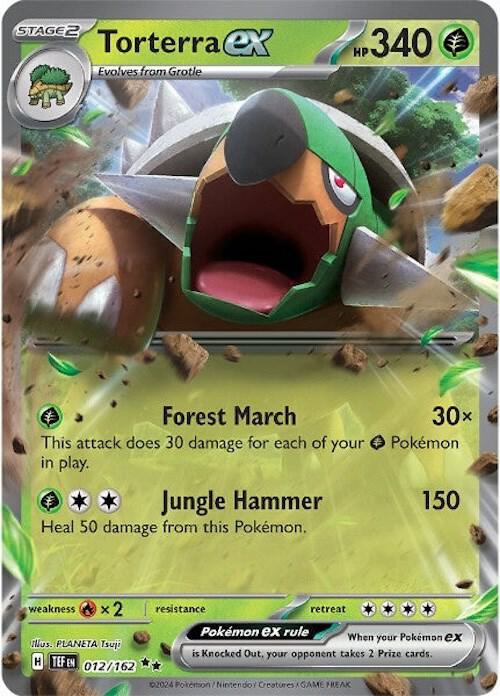 Torterra ex - 012/162 [SV05: Temporal Forces] 012/162