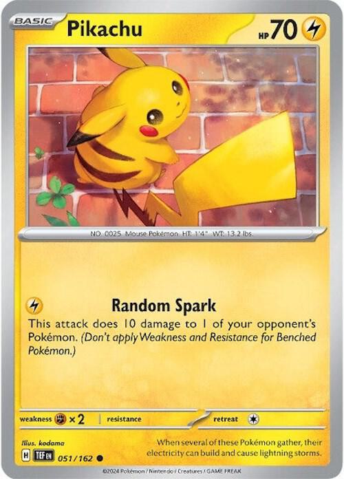 Pikachu [SV05: Temporal Forces] 051/162