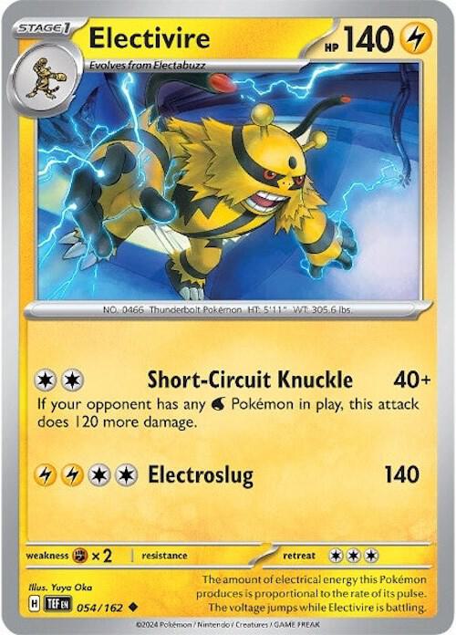 Electivire [SV05: Temporal Forces] 054/162