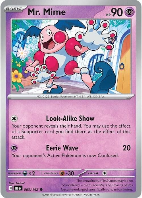 Mr. Mime [SV05: Temporal Forces] 063/162