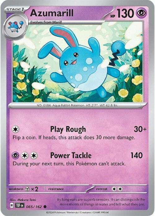 Azumarill [SV05: Temporal Forces] 065/162