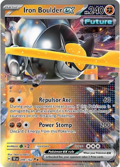 Iron Boulder ex - 099/162 [SV05: Temporal Forces] 099/162