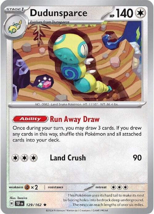 Dudunsparce [SV05: Temporal Forces] 129/162