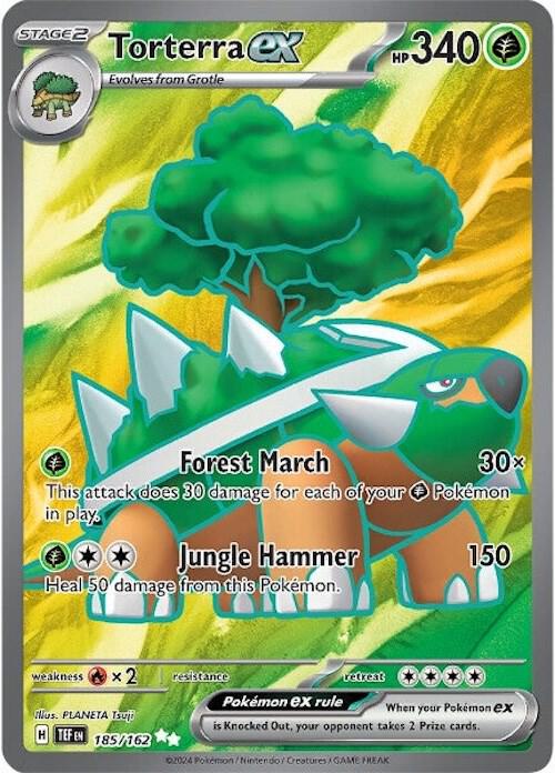 Torterra ex - 185/162 [SV05: Temporal Forces] 185/162