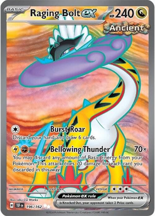 Raging Bolt ex - 196/162 [SV05: Temporal Forces] 196/162