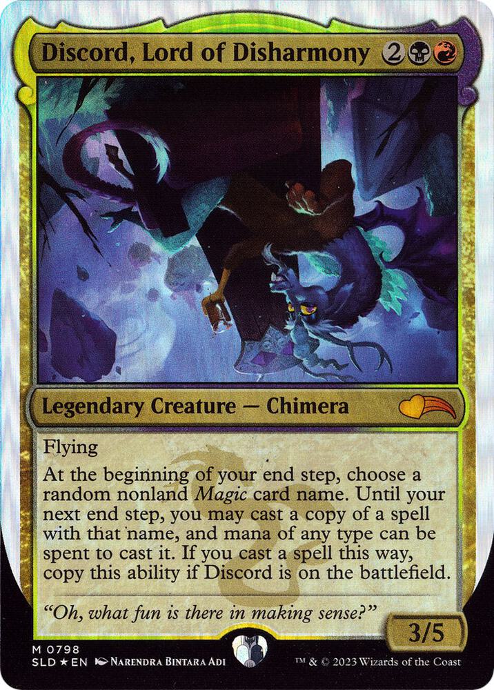 Discord, Lord of Disharmony [Secret Lair Drop Series] 798