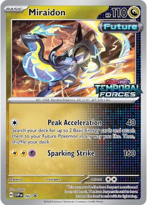 Miraidon - 092 (Prerelease) [SV: Scarlet & Violet Promo Cards] 092
