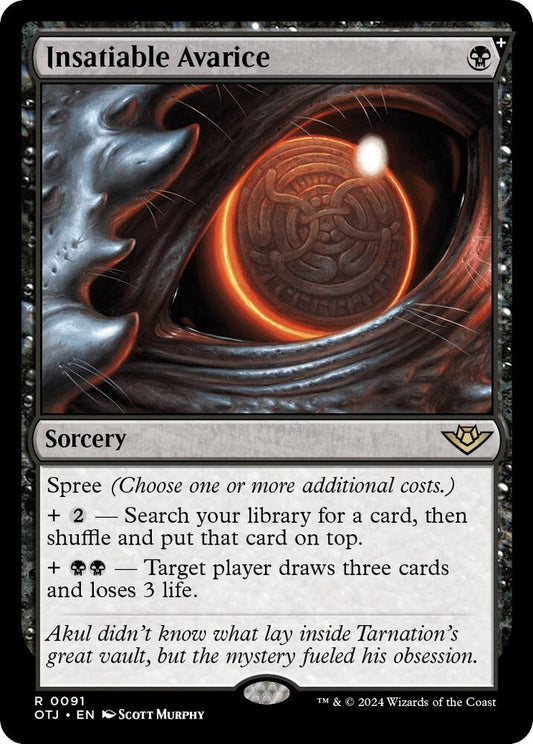 Insatiable Avarice [Outlaws of Thunder Junction] 91