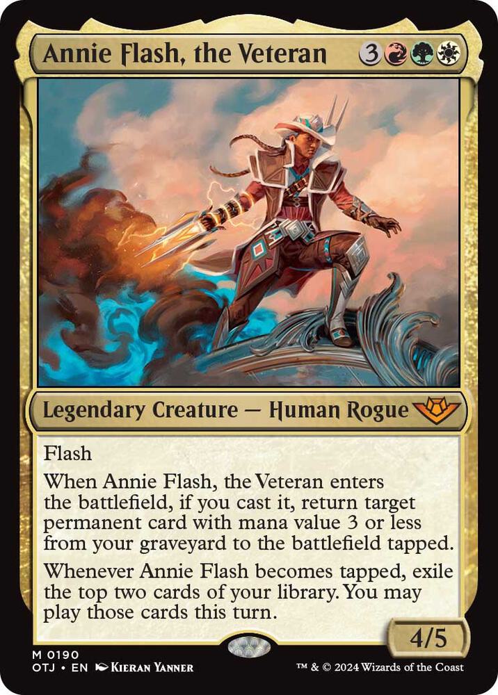 Annie Flash, the Veteran [Outlaws of Thunder Junction] 190