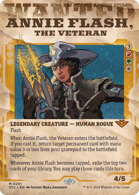 Annie Flash, the Veteran (Showcase) [Outlaws of Thunder Junction] 291
