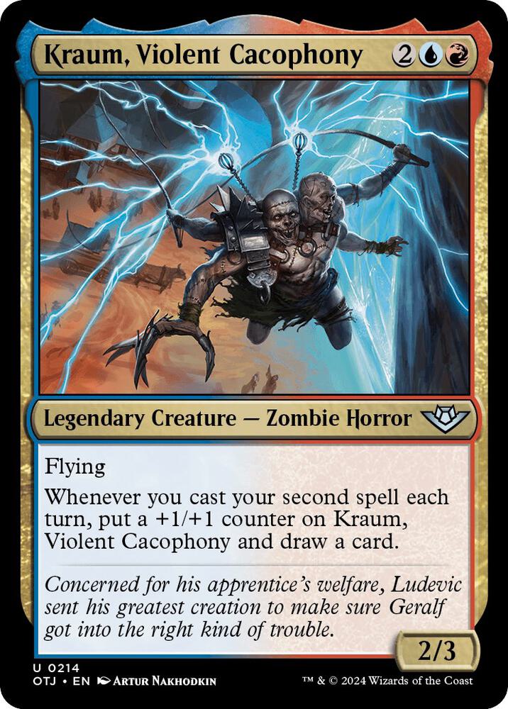 Kraum, Violent Cacophony [Outlaws of Thunder Junction] 214