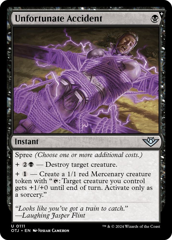 Unfortunate Accident [Outlaws of Thunder Junction] 111