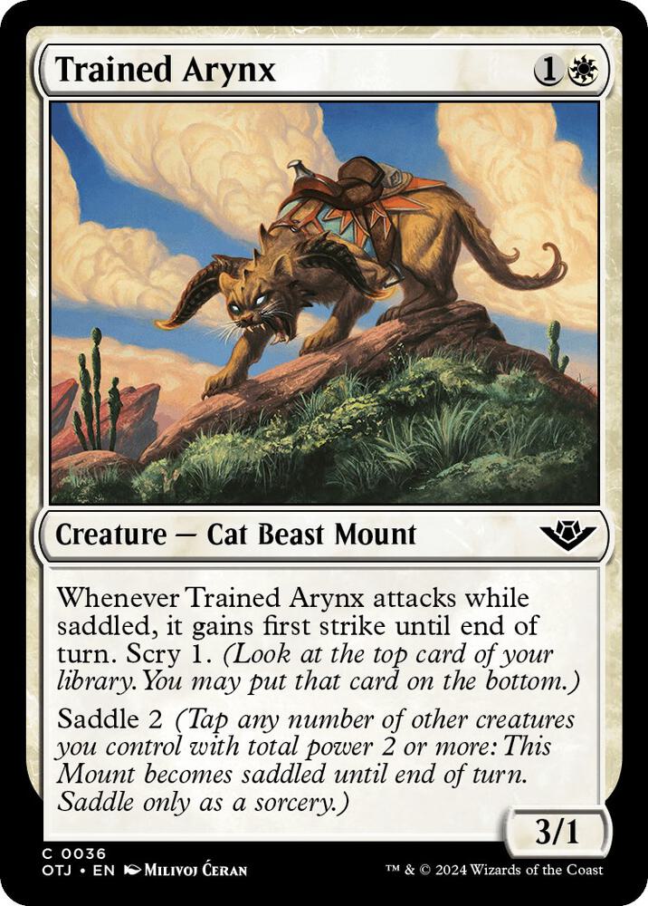 Trained Arynx [Outlaws of Thunder Junction] 36