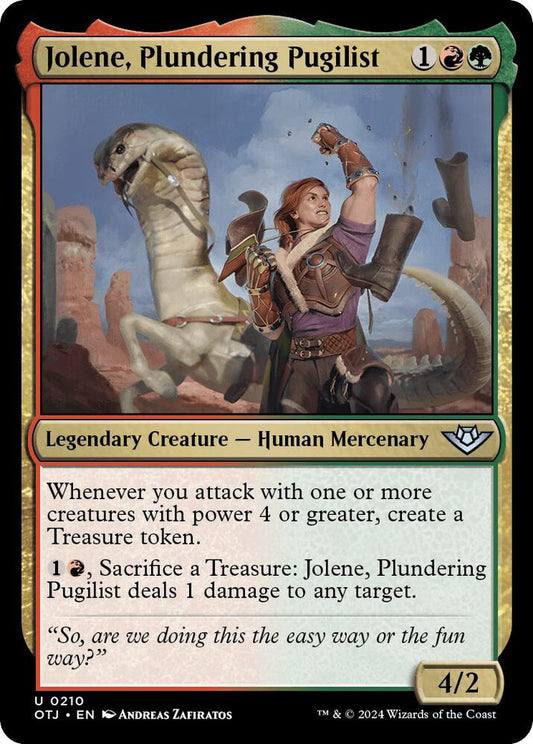 Jolene, Plundering Pugilist [Outlaws of Thunder Junction] 210