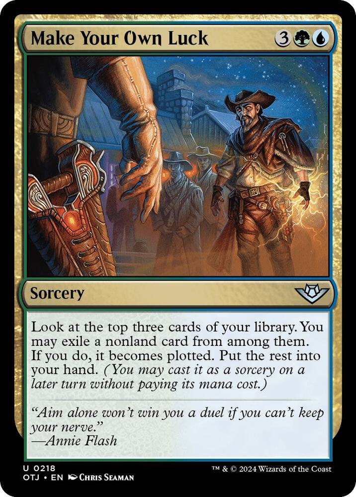 Make Your Own Luck [Outlaws of Thunder Junction] 218